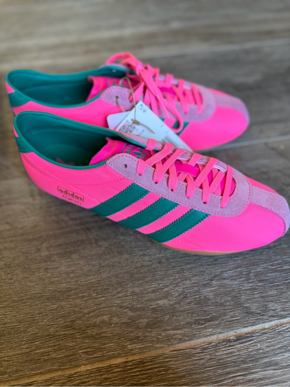 Adidas Tokyo W Lucid Pink Green Sneakers NWT Women’s 8.5 IH3998